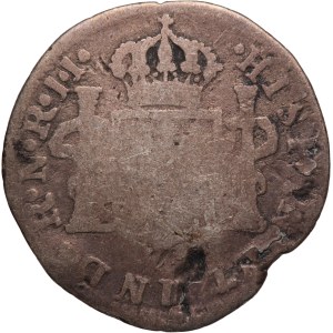 Colombia 1/2 Real 1792 NR JJ Silver