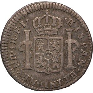 Colombia 1 Real 1816 FJ Rare Silver