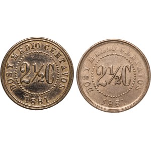 Colombia Lot of 2 Coins (1881)