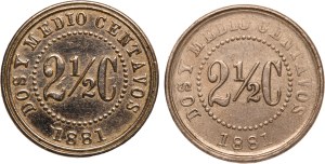Colombia Lot of 2 Coins (1881)