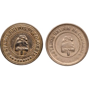 Colombia Lot of 2 Coins (1881)
