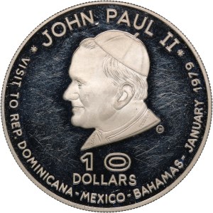 Dominica 10 Dollars ND (1979) Silver