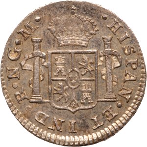 Guatemala 1/2 Real 1821 NG M Silver