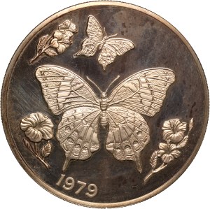 Jamaica 10 Dollars 1979 FM Silver