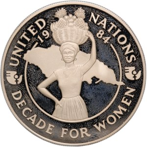 Jamaica 10 Dollars 1984 CHI Silver