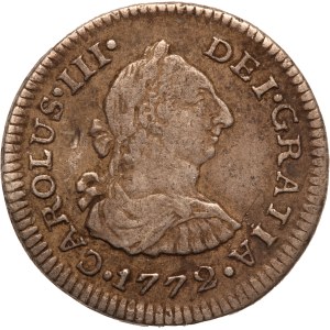 Mexico 1/2 Real 1772 FF Silver