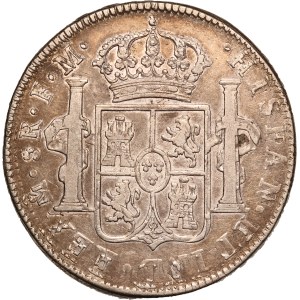 Mexico 8 Reales 1786 FM Rare, Mint Error Silver