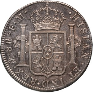 Mexico 8 Reales 1789 Mo FM Silver