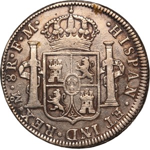 Mexico 8 Reales 1796 FM Overdate Silver