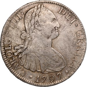 Mexico 8 Reales 1797 FM Silver