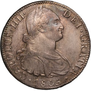 Mexico 8 Reales 1805 TH Silver