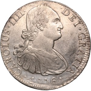 Mexico 8 Reales 1806 TH Silver
