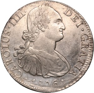 Mexico 8 Reales 1806 TH Silver