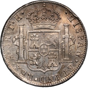 Mexico 8 Reales 1807 TH 1807/6 Overdate Silver