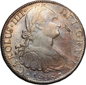 Mexico 8 Reales 1808 TH Silver