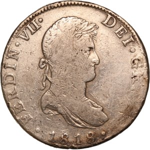 Mexico 8 Reales 1818 JJ Silver