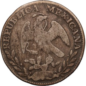 Mexico 2 Reales 1826 Ga FS Silver