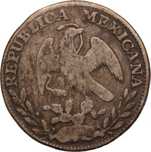 Mexico 2 Reales 1826 Ga FS Silver