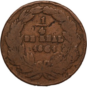 Mexico 1/4 Real 1861 Chihuahua