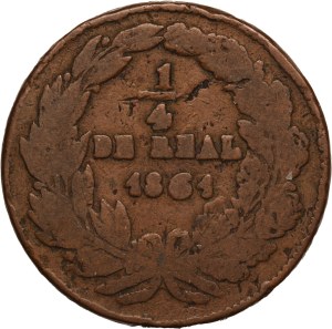Mexico 1/4 Real 1861 Chihuahua