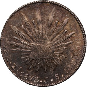 Mexico 8 Reales 1879 Zs JS Silver