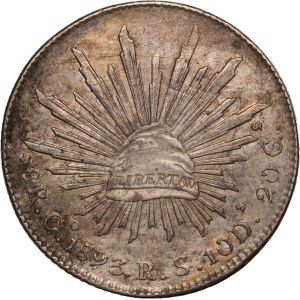 Mexico 8 Reales 1893 Go RS Silver