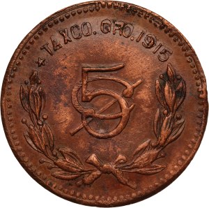 Mexico 5 Centavos 1915 TAXCO