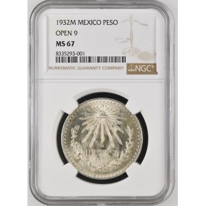 Mexico 1 Peso 1932 M Silver