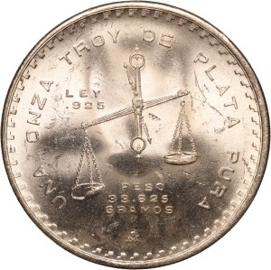 Mexico 1 Onza 1980 Mo Silver