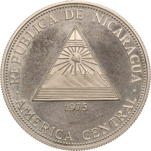 Nicaragua 100 Cordobas 1975 Silver