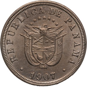 Panama 2 1/2 Centesimos 1907