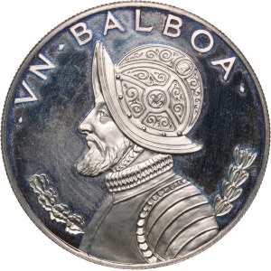 Panama 1 Balboa 1985 FM Rare Silver