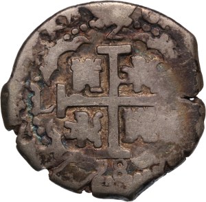 Peru 2 Reales 1698 LH Silver