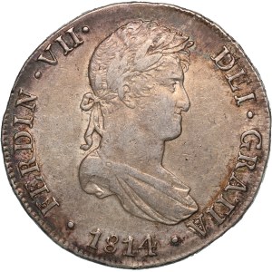 Peru 8 Reales 1814 LIMAE JP Silver