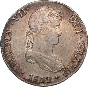 Peru 8 Reales 1814 LIMAE JP Silver