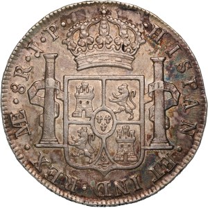 Peru 8 Reales 1814 LIMAE JP Silver