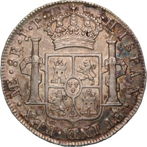 Peru 8 Reales 1814 LIMAE JP Silver