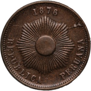 Peru 2 Centavos 1876