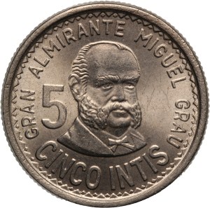 Peru 5 Intis 1985 LIMA