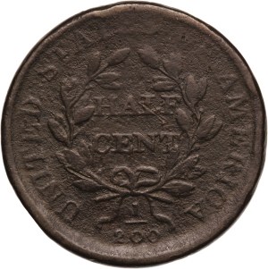 United States 1/2 Cent 1808