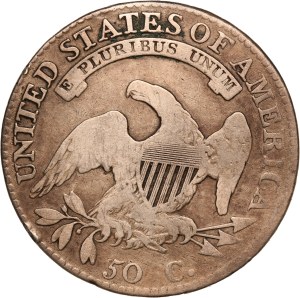 United States 50 Cents 1814 E/A Rare Silver