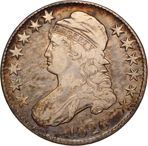 United States 50 Cents 1826 Mint Error Silver