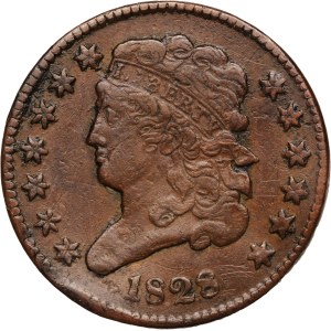 United States 1/2 Cent 1828 13 Stars