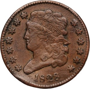 United States 1/2 Cent 1828 13 Stars
