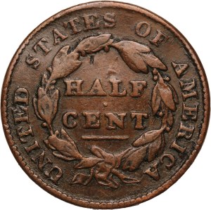 United States 1/2 Cent 1828 13 Stars