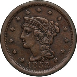 United States 1 Cent 1852