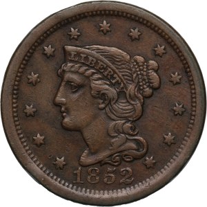 United States 1 Cent 1852