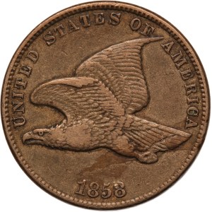 United States 1 Cent 1858 1858/7