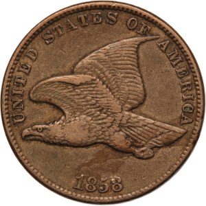 United States 1 Cent 1858 1858/7