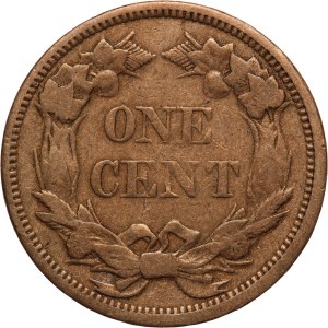 United States 1 Cent 1858 1858/7 Rare
